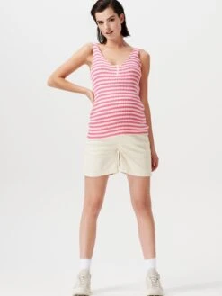 SUPERMOM Denim Shorts Regular Jeans Hurlock Dames Beige -Ulla Popken Verkoop 017f65f3c195d4e05a5a4df089021da2