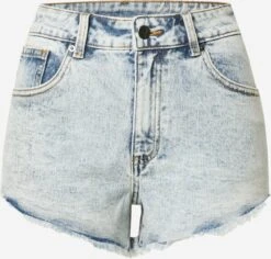 Denim Shorts Regular Jeans Beren Dames Blauw