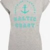 F4NT4STIC T-shirts Shirt Baltic Coast Dames Grijs