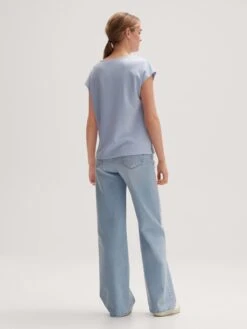 OPUS T-shirts Shirt Gelotto Dames Lichtblauw -Ulla Popken Verkoop 04d9267bd5a4101e80785b420f7569e2