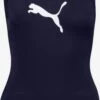 Puma Grote Cups Bustier Badpak Dames Blauw