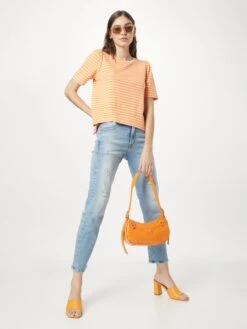 T-shirts Shirt NUTANIA Dames Mandarijn 11 T-shirts Shirt NUTANIA Dames Mandarijn -Ulla Popken Verkoop 065490c9074c4ebd2ca1c00418f3d7e9