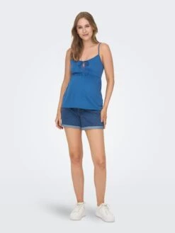 ONLY MATERNITY Denim Shorts Regular Jeans Lega Dames Blauw 14 ONLY MATERNITY Denim Shorts Regular Jeans Lega Dames Blauw -Ulla Popken Verkoop 074fe90c69c3a1b79a35dbfce73bd509