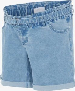 Mamalicious Denim Shorts Regular Jeans New Barka Dames Lichtblauw