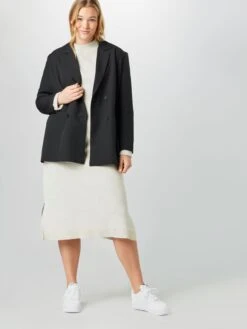 Midi Jurken Jurk Dames Wit Gemêleerd -Ulla Popken Verkoop 0915cde99593a8e5b832f62f33452388