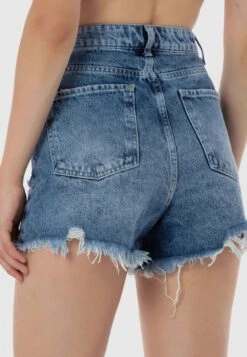 Denim Shorts Regular Jeans Dunfermline Dames Blauw -Ulla Popken Verkoop 0abc5300f2b252acfb37dc3a06b1e743