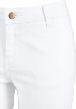 Denim Shorts Skinny Jeans Dames Wit -Ulla Popken Verkoop 0b0a61ab2c4994e9f582168d7b3a8d2a