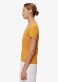 Marc O'Polo T-shirts Shirt Dames Oranje -Ulla Popken Verkoop 0fc9aa3ec0ed49f919e0f58eb8fbd308