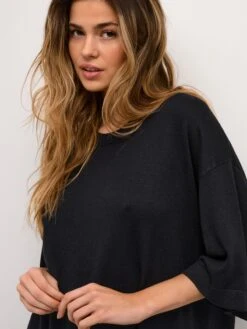 Kaffe Midi Jurken Jurk Fenia Dames Zwart -Ulla Popken Verkoop 0ffc05bc61c29c651804e8f111a1e2f7