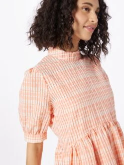 Minus Midi Jurken Jurk Frija Dames Abrikoos -Ulla Popken Verkoop 10e47b502e7546610b46243a4c10470c