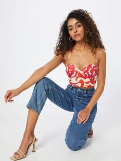 Crop Tops Top CARACOLITO Dames Grenadine -Ulla Popken Verkoop 11a4e64781eb293fce8550dacd030833