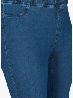 Zizzi Denim Shorts Slimfit Jeans Dames Donkerblauw -Ulla Popken Verkoop 17f5aba5389c98ae7e40295af5d1de61