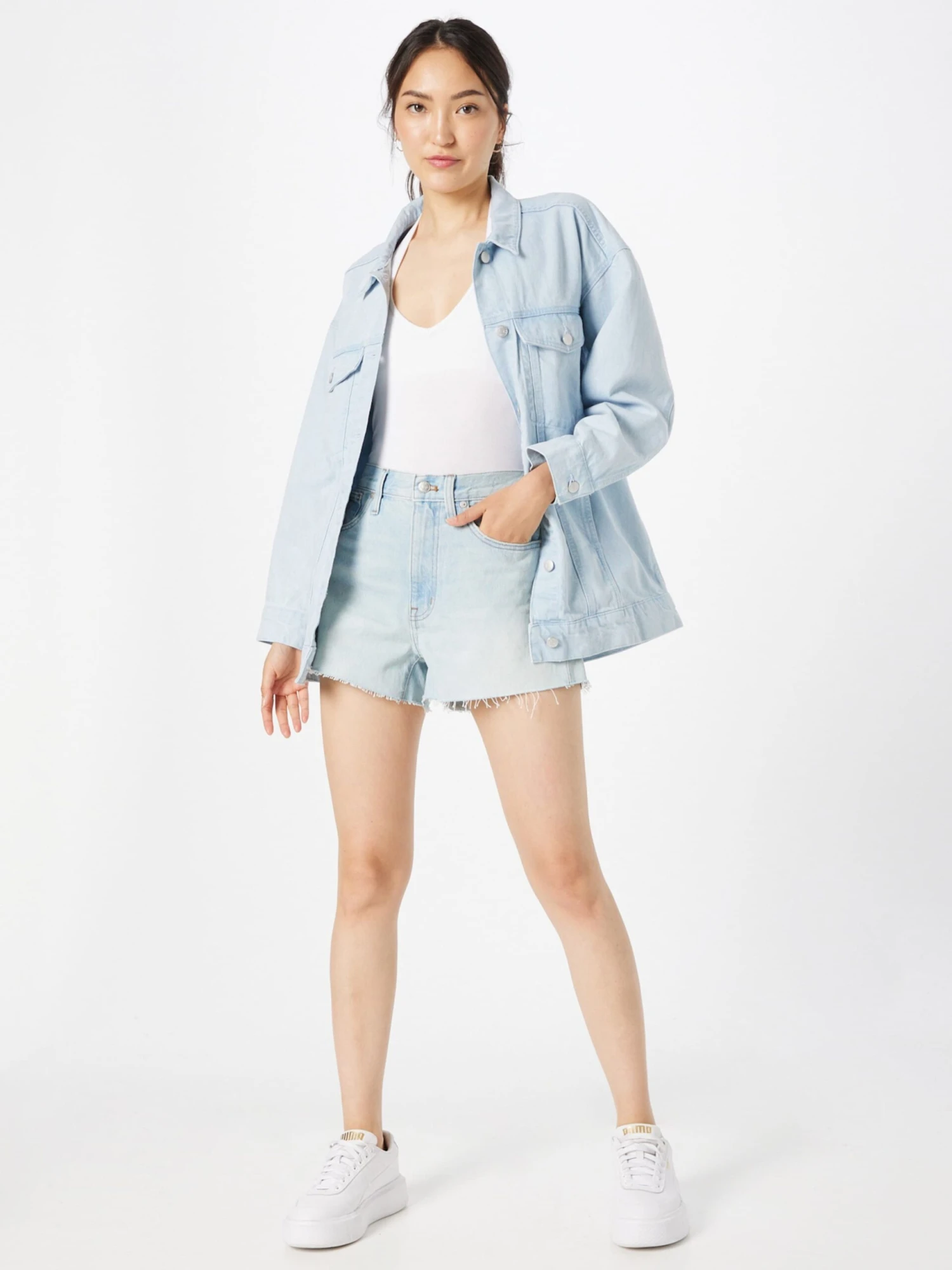 Madewell Denim Shorts Loosefit Jeans Dames Blauw 7 Madewell Denim Shorts Loosefit Jeans Dames Blauw - Afbeelding 5