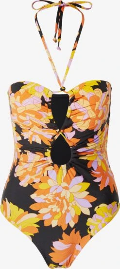 Seafolly Halter Badpakken Bustier Badpak Palm Springs Dames Gemengde Kleuren