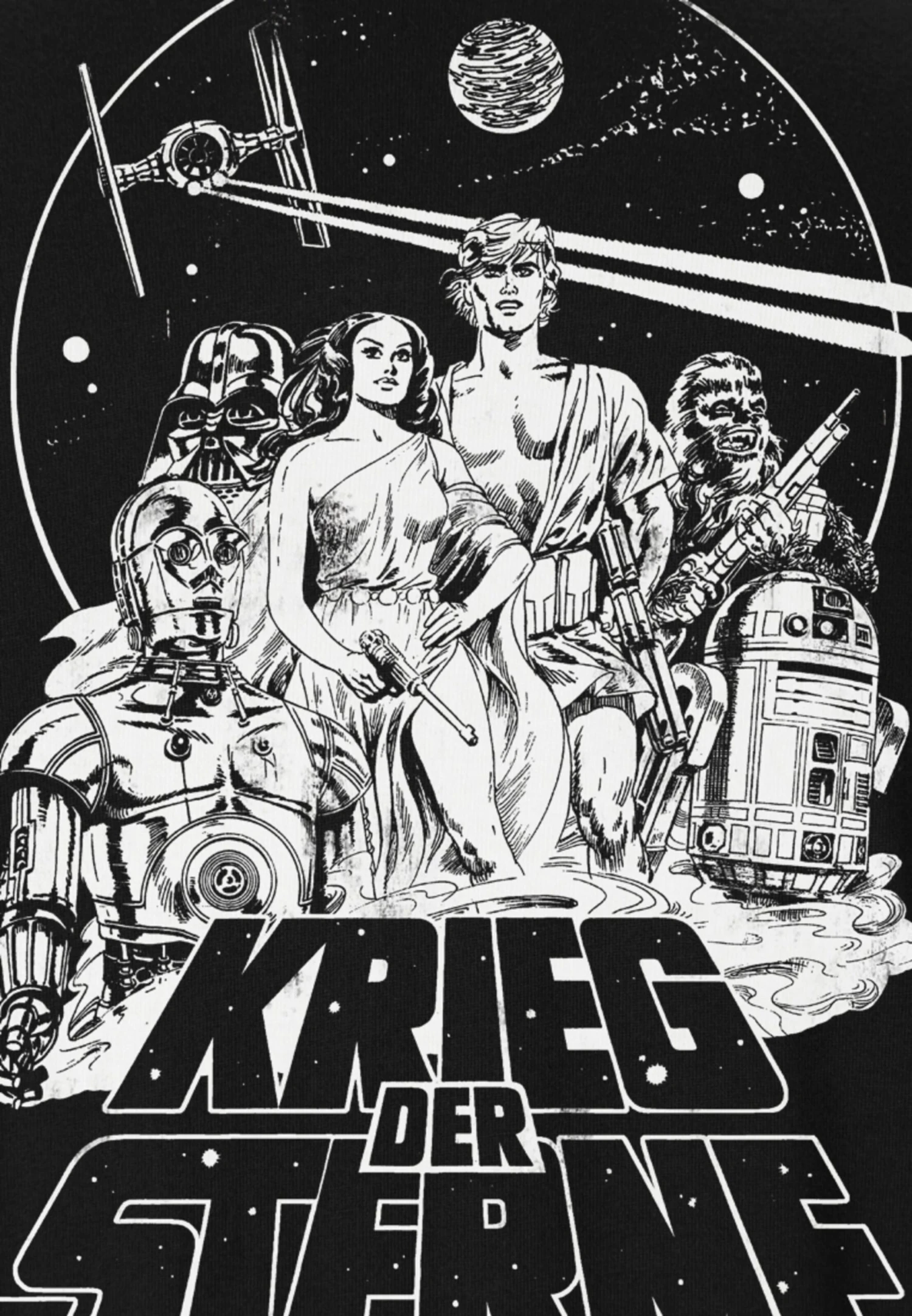 Logoshirt T-shirts Shirt Krieg Der Sterne - Star Wars Dames Zwart 8 Logoshirt T-shirts Shirt Krieg Der Sterne - Star Wars Dames Zwart - Afbeelding 6