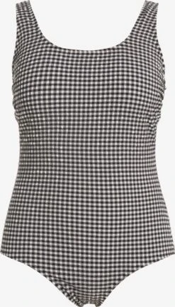 Ulla Popken Grote Cups T-shirt Bh Badpak Dames Zwart