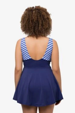 Ulla Popken Grote Cups Bustier Badpakjurk Dames Blauw Gemêleerd -Ulla Popken Verkoop 1cd9fadf2e274e08da2c204890ca173c