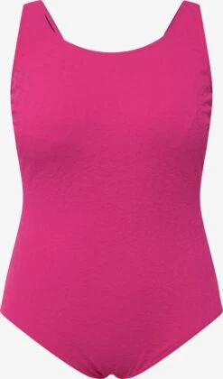 Ulla Popken Grote Cups Badpak Dames Fuchsia