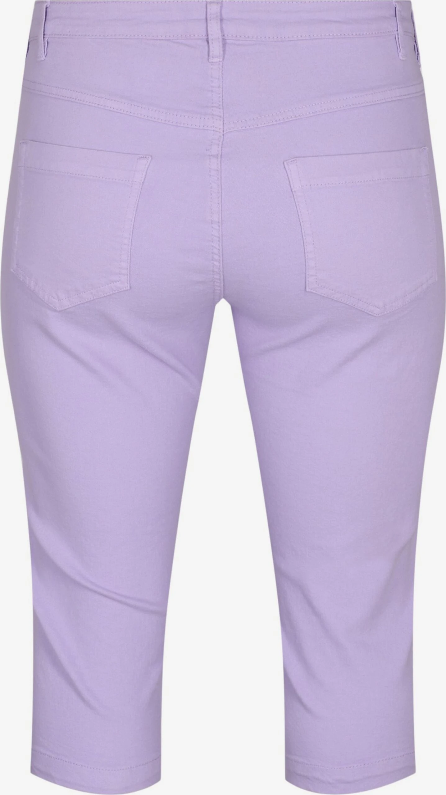 Zizzi Denim Shorts Skinny Jeans Dames Lavendel 4 Zizzi Denim Shorts Skinny Jeans Dames Lavendel - Afbeelding 2