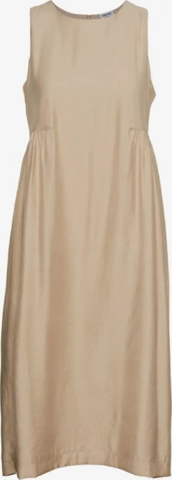 Vero Moda Midi Jurken Jurk Timmer Dames Sand