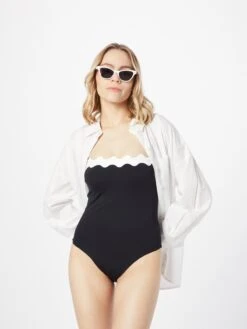 Seafolly Grote Cups Badpak Gia Dames Zwart -Ulla Popken Verkoop 1e35421b5d674cbe17e8e85b8fe7f754