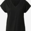 B.young T-shirts Shirt PANDINNA Dames Zwart -Ulla Popken Verkoop 22671a8d75d2f53ce141b9c9d5954aba
