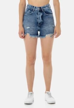 Denim Shorts Regular Jeans Dunfermline Dames Blauw -Ulla Popken Verkoop 22a921aaf8c5d3b3020b7ae9febd40fb