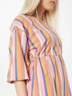 DEDICATED Midi Jurken Jurk Fejan Dames Roze -Ulla Popken Verkoop 2370538a5c47a197a570fe5b851b678e