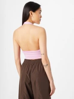 COTTON ON Crop Tops Top SOFI Dames Rosa / Wit -Ulla Popken Verkoop 238c0f7feb7c0d8e62b75b599d563741