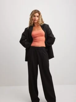 NA-KD Crop Tops Top Dames Zalm Roze 8 NA-KD Crop Tops Top Dames Zalm Roze -Ulla Popken Verkoop 253825146c00713c48e3a96413dda53c