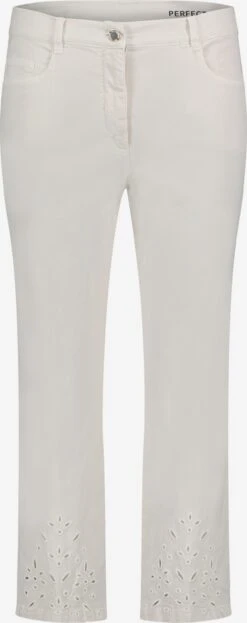 Betty Barclay Denim Shorts Slimfit Jeans Dames Beige