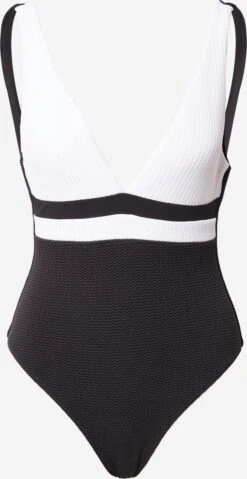 Seafolly Grote Cups Triangel Badpak Dames Zwart / Wit
