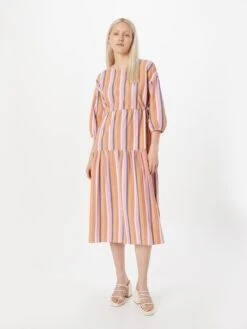 DEDICATED Midi Jurken Jurk Fejan Dames Roze -Ulla Popken Verkoop 28e7b008ec31e4e4f47b5998930bd28b