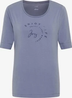 Joy® T-shirts Shirt Dames Duifblauw / Donkerblauw