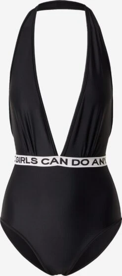 Zadig & Voltaire Halter Badpakken Triangel Badpak Whitehaven Dames Zwart