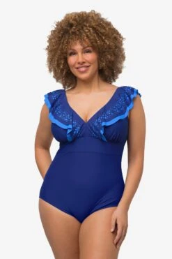 Ulla Popken Grote Cups Badpak Dames Saffier -Ulla Popken Verkoop 2ad2496cdf51306004b674190c74f849