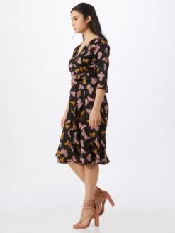 Midi Jurken Jurk Dames Gemengde Kleuren / Zwart -Ulla Popken Verkoop 2b256e50fc129dac9f68dcfec6581e48