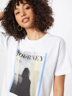 Kaffe T-shirts Shirt Finia Dames Wit -Ulla Popken Verkoop 2b78bec1fb0764fde9c4e8c564dd2ca5