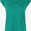 Pieces T-shirts Shirt Dames Groen
