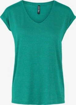Pieces T-shirts Shirt Dames Groen