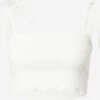 Crop Tops Top DUALI Dames Wit -Ulla Popken Verkoop 2ea139191aea2677dc59622d12c8050c