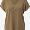 Vero Moda T-shirts Shirt POWER Dames Olijfgroen -Ulla Popken Verkoop 30635fd2e1b4bc5d3df00256234e33bc