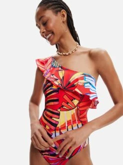 Desigual Badpakken Zonder Beugel Bustier Badpak Dames Knalrood -Ulla Popken Verkoop 340af4ed5a74cbf7119423cc0f163e96