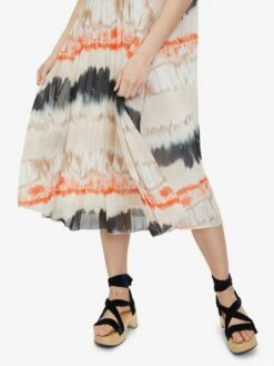 CARTOON Midi Jurken Jurk Dames Crème -Ulla Popken Verkoop 39777cbd7e148373a0e89c99e40ab788