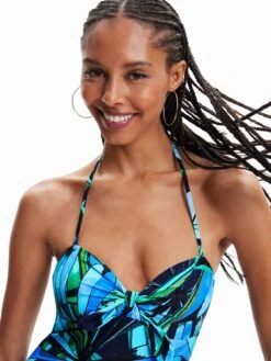 Desigual Badpakken Zonder Beugel Bustier Badpak Rainforest Dames Navy / Lichtblauw 11 Desigual Badpakken Zonder Beugel Bustier Badpak Rainforest Dames Navy / Lichtblauw -Ulla Popken Verkoop 3af200c0dfdc440434276f459d488d39
