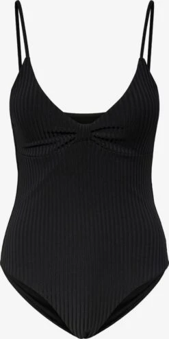 Pieces Grote Cups Triangel Badpak Dames Zwart