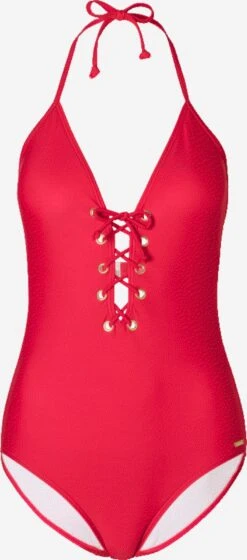 Bruno Banani Halter Badpakken Triangel Badpak Dames Rood