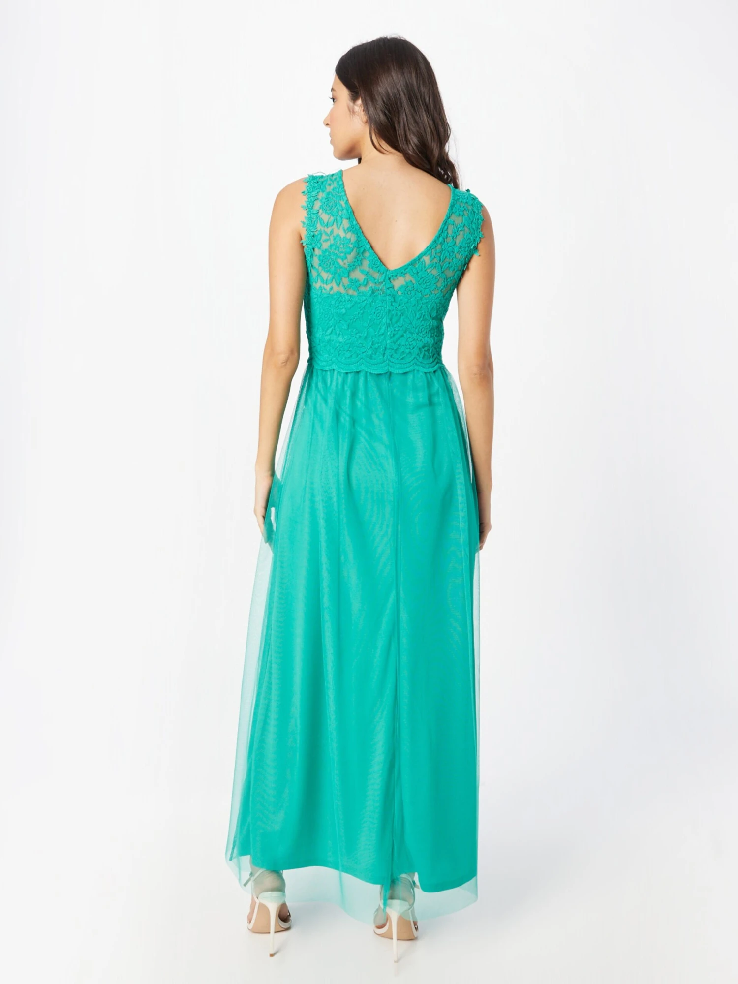 Vila Avondjurken Avondjurk LYNNEA Dames Jade Groen 6 Vila Avondjurken Avondjurk LYNNEA Dames Jade Groen - Afbeelding 4