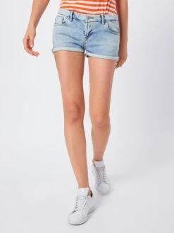LTB Denim Shorts Regular Jeans Judie Dames Blauw 9 LTB Denim Shorts Regular Jeans Judie Dames Blauw -Ulla Popken Verkoop 42f2b4308e8a8b783bb5d6db0ae334d6