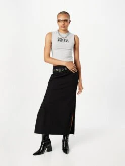 COTTON ON Crop Tops Top 90 S Lcn Crop Graphic Tank Dames Grijs Gemêleerd -Ulla Popken Verkoop 43d00af24633096b0ea8d2b344428288